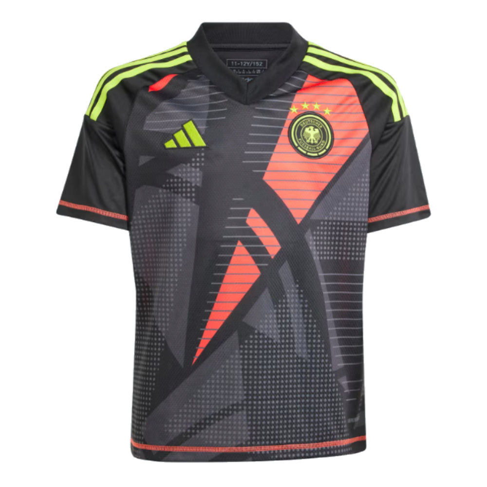 2024-2025 Germany Home Goalkeeper Shirt (Black) - Kids_0