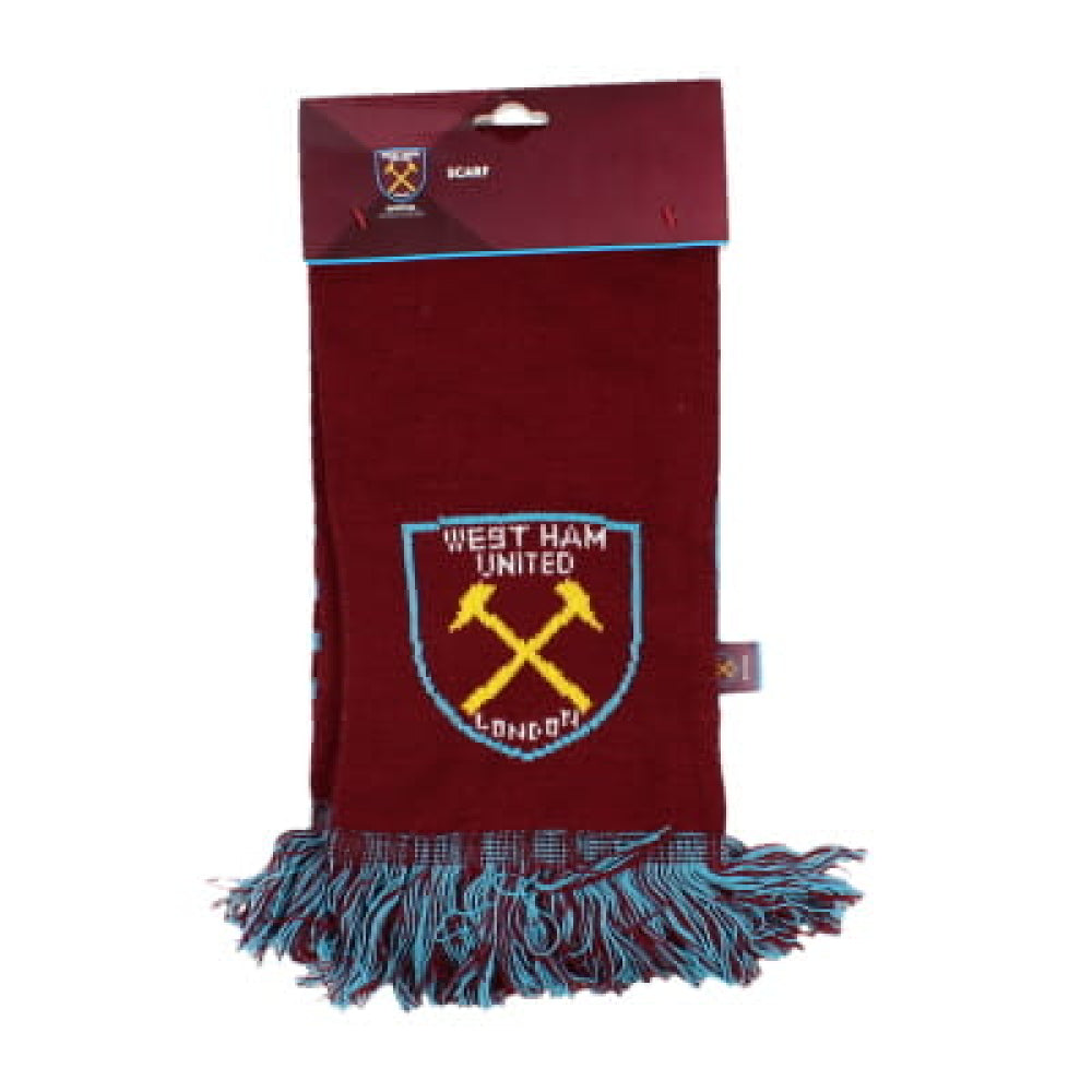 West Ham United Fade Scarf (Claret)_0