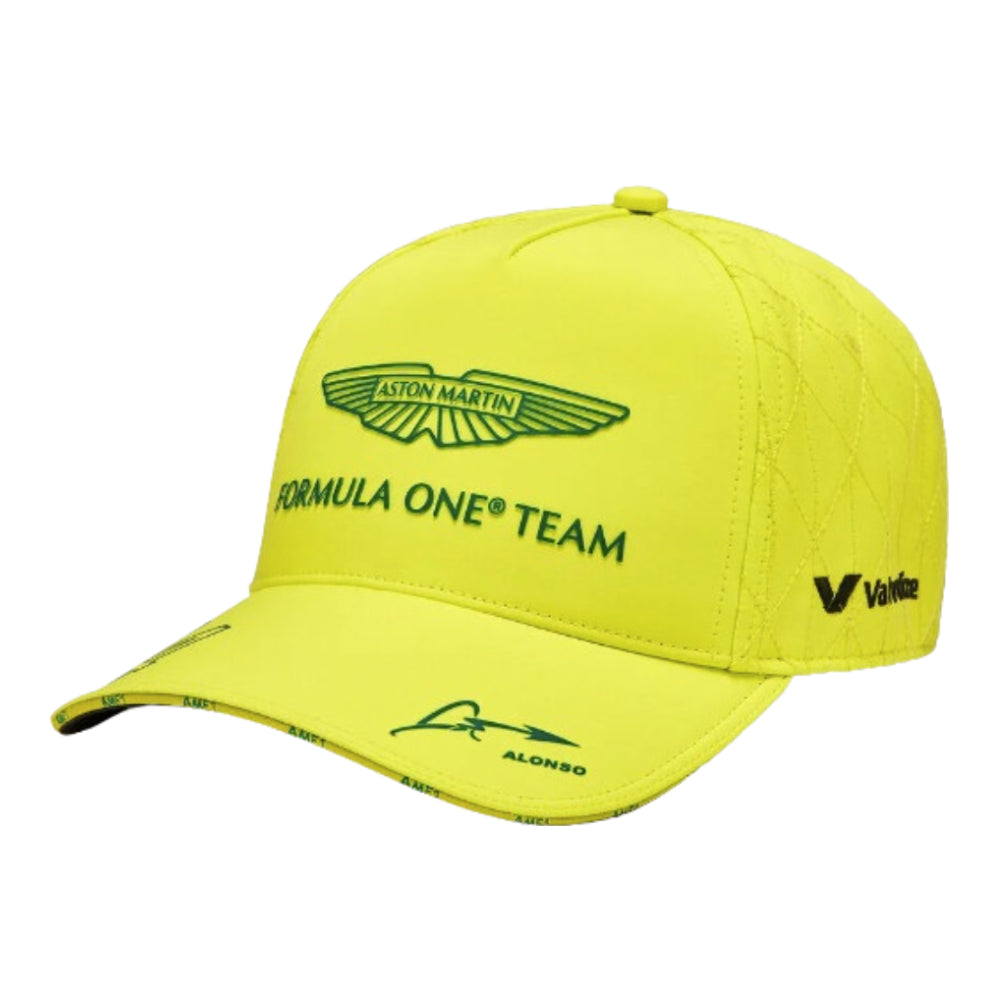 2024 Aston Martin Fernando Alonso Driver Cap (Lime)_0