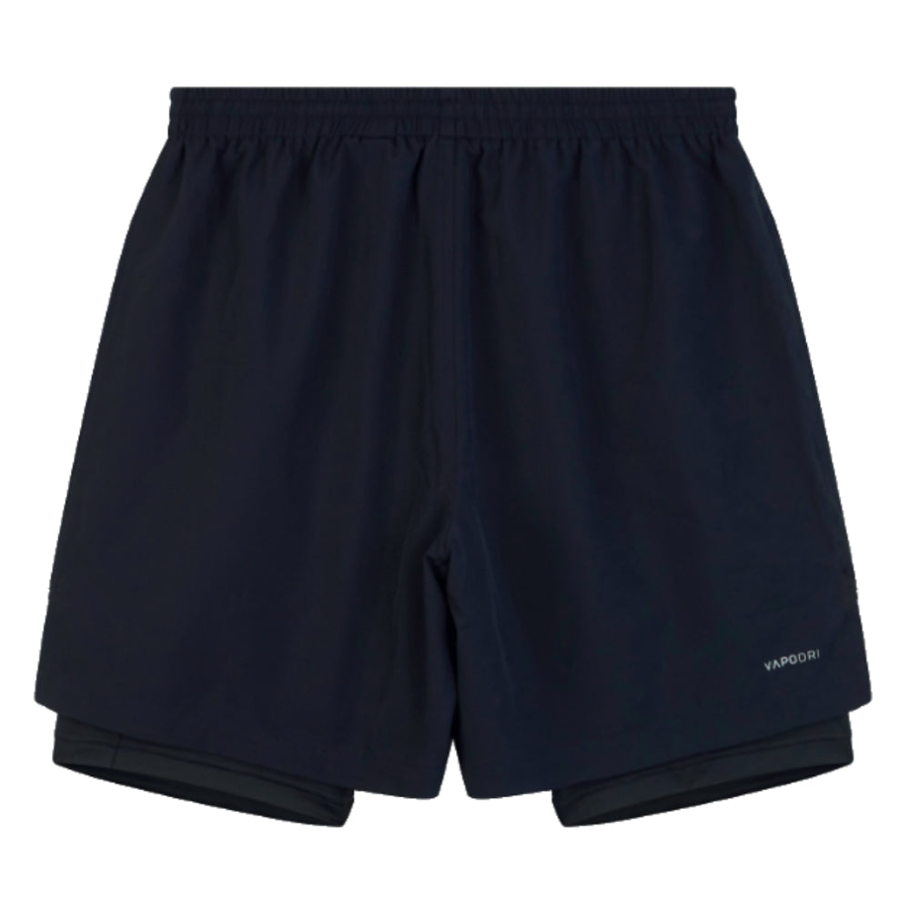 Canterbury Mens Vapordri 2 in 1 Shorts (Black-Grey)_1