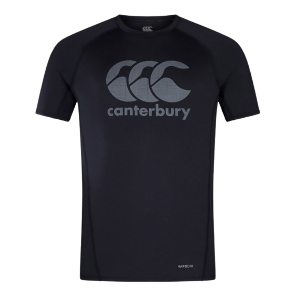Canterbury Mens Large Logo Superlight Tee (Black)_0