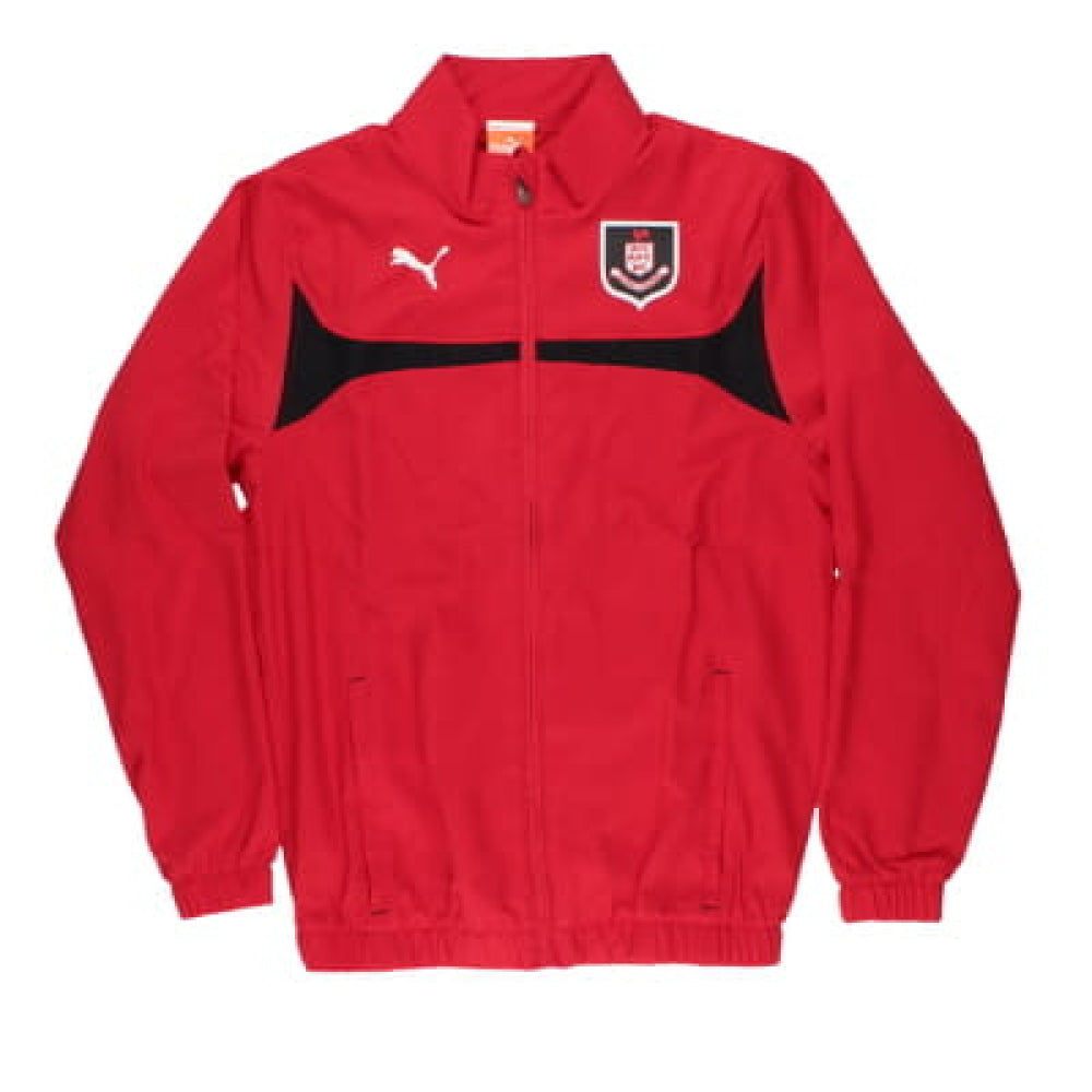 2014-2015 Airdrie Tracksuit Jacket (Red) - Kids_0