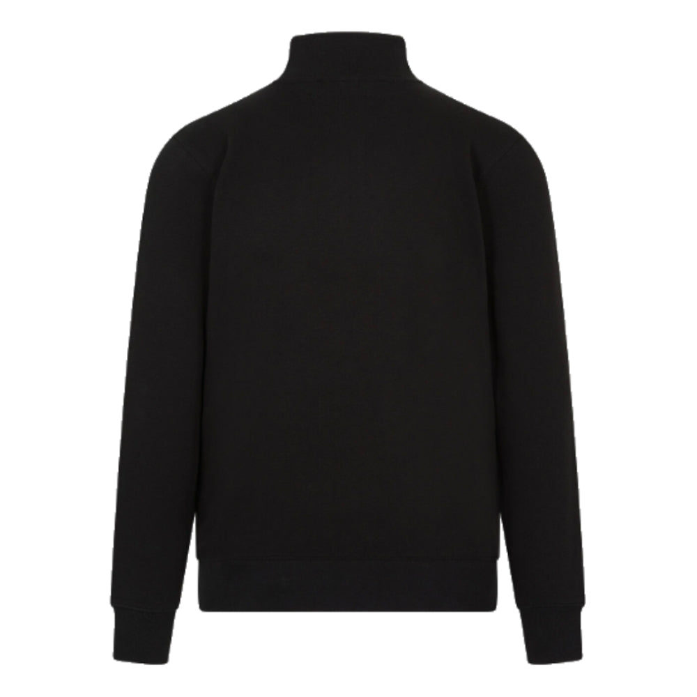 2024 Mercedes Team 1/4 Zip Sweatshirt (Black)_1