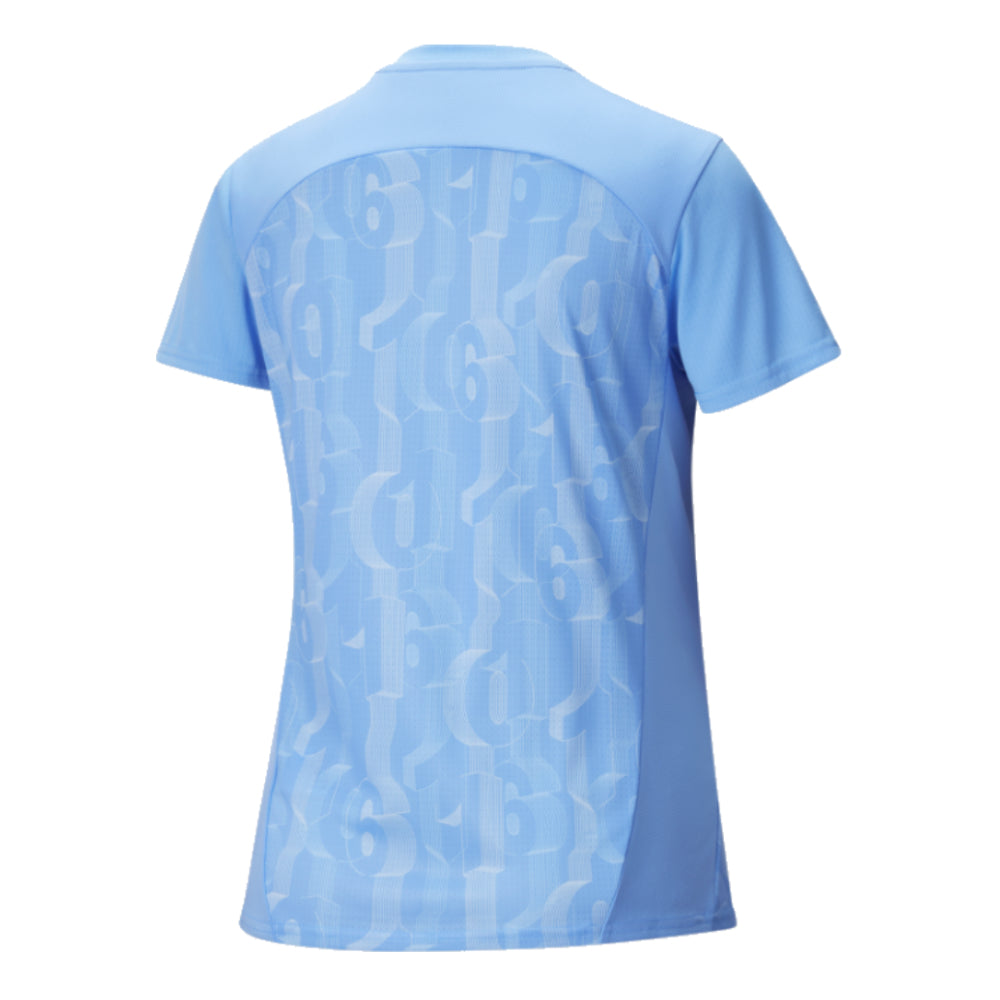 2024-2025 Man City Prematch SS Shirt (Light Blue) - Womens_1
