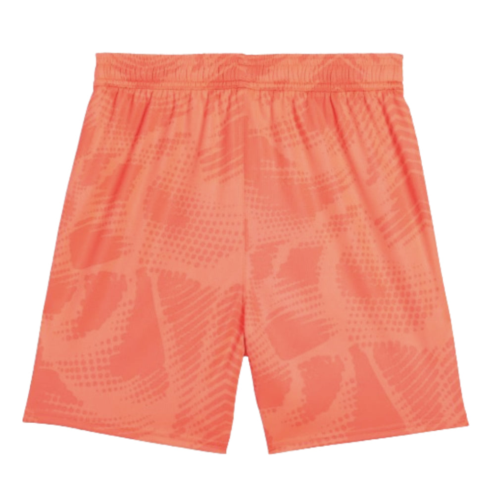 2024-2025 Man City Home Goalkeeper Shorts (Neon Sun) - Kids_1