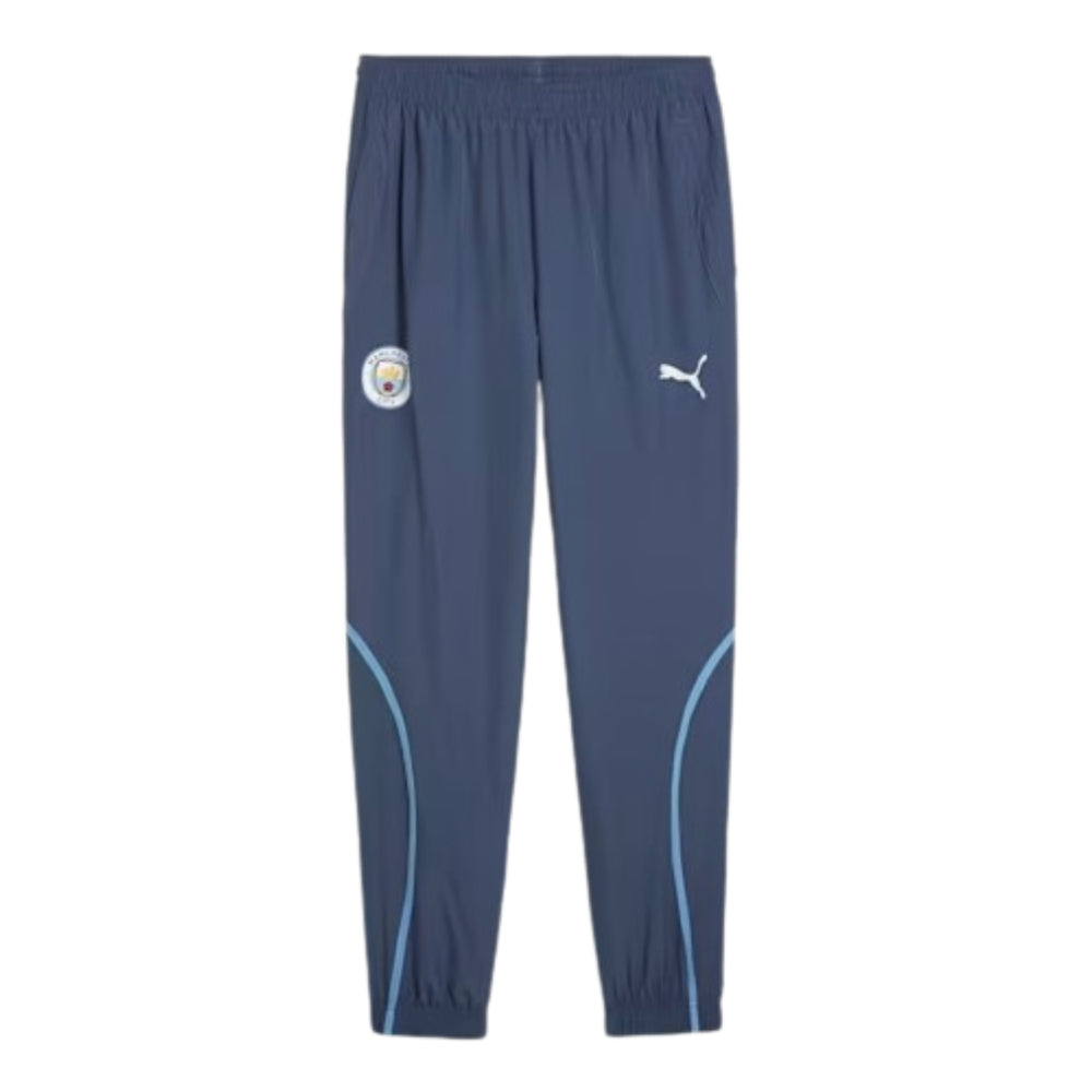 2024-2025 Man City Prematch Woven Pants (Blue)_0