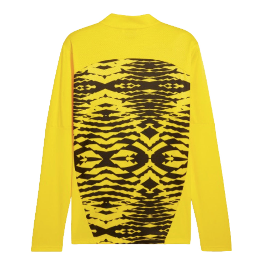 2024-2025 Borussia Dortmund Prematch 1/4 Zip Top (Yellow)_1