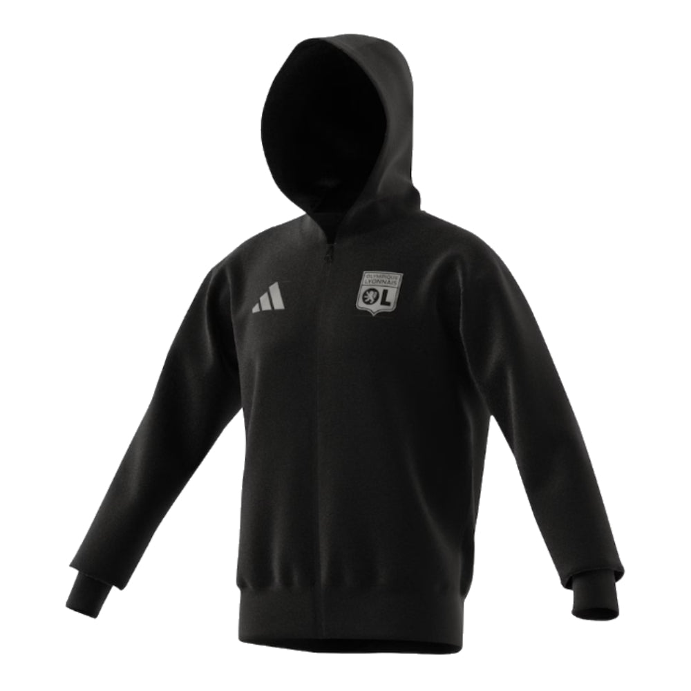 2024-2025 Olympique Lyon Anthem Jacket (Black)_0