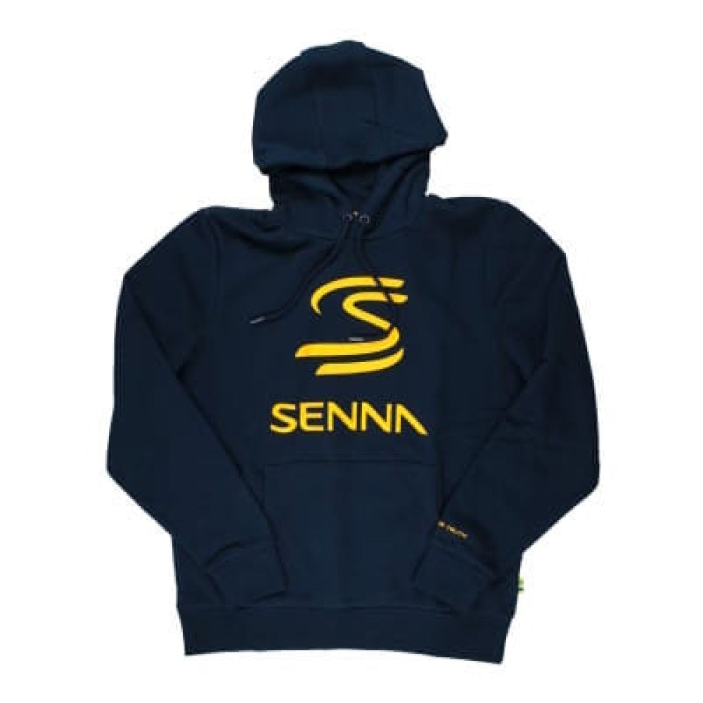 Ayrton Senna FW Mens Senna Logo Hoody_0