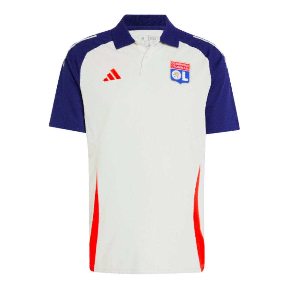2024-2025 Olympique Lyon Polo Shirt (White)_0