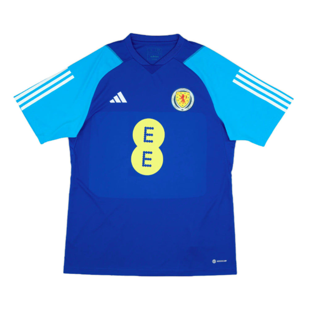 2023-2024 Scotland Player Issue Training Shirt (Blue)_0