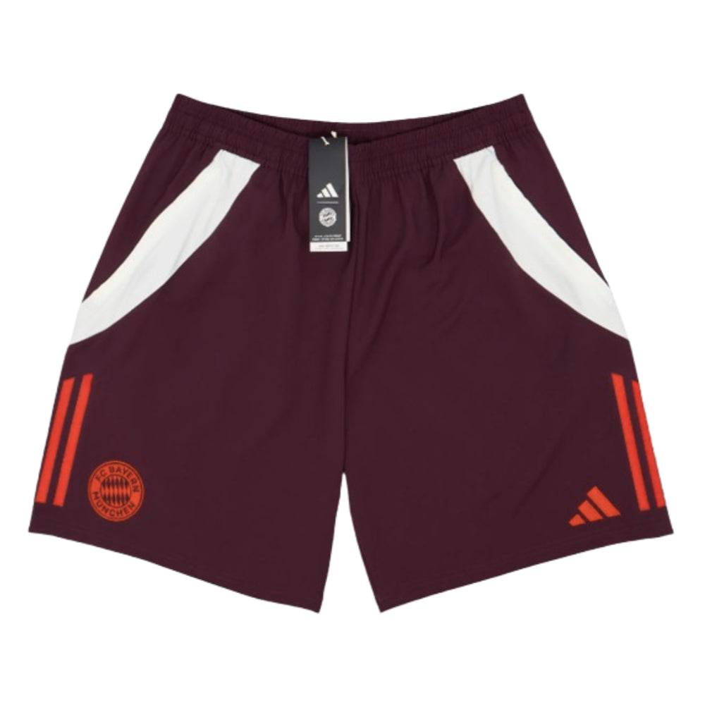 2024-2025 Bayern Munich Downtime Shorts (Shadow Maroon)_0