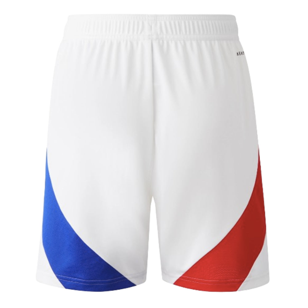 2024-2025 Olympique Lyon Home Shorts (White)_1