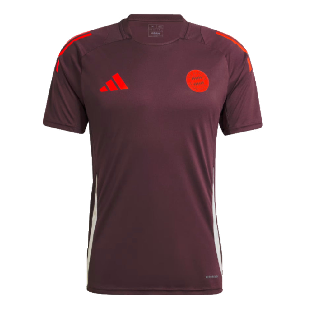 2024-2025 Bayern Munich Training Tee (Shadow Maroon)_0
