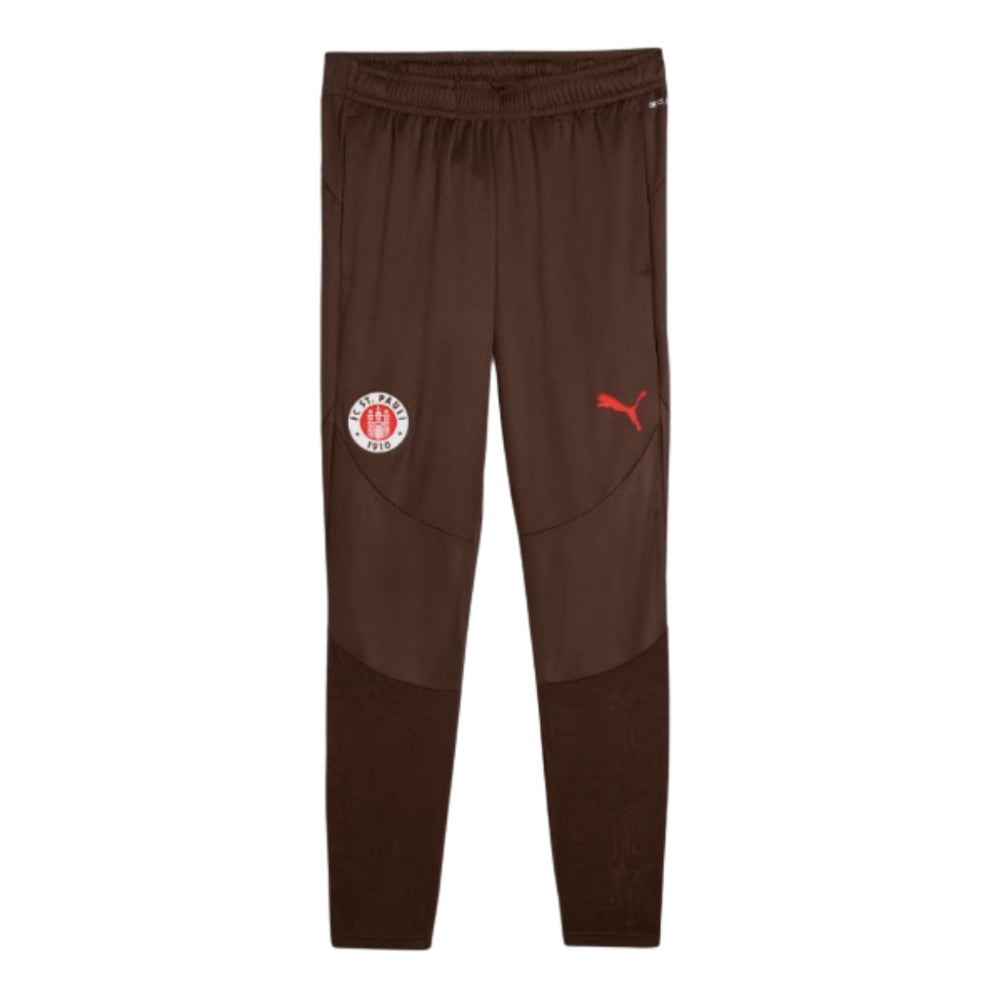 2024-2025 St Pauli Training Pants (Dark Chocolate)_0