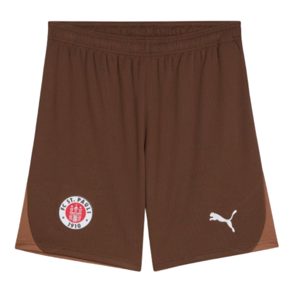 2024-2025 St Pauli Home Shorts (Brown)_0