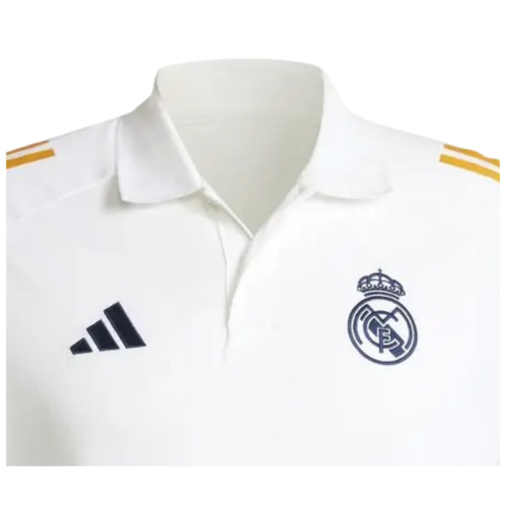2024-2025 Real Madrid Polo Shirt (White)_1