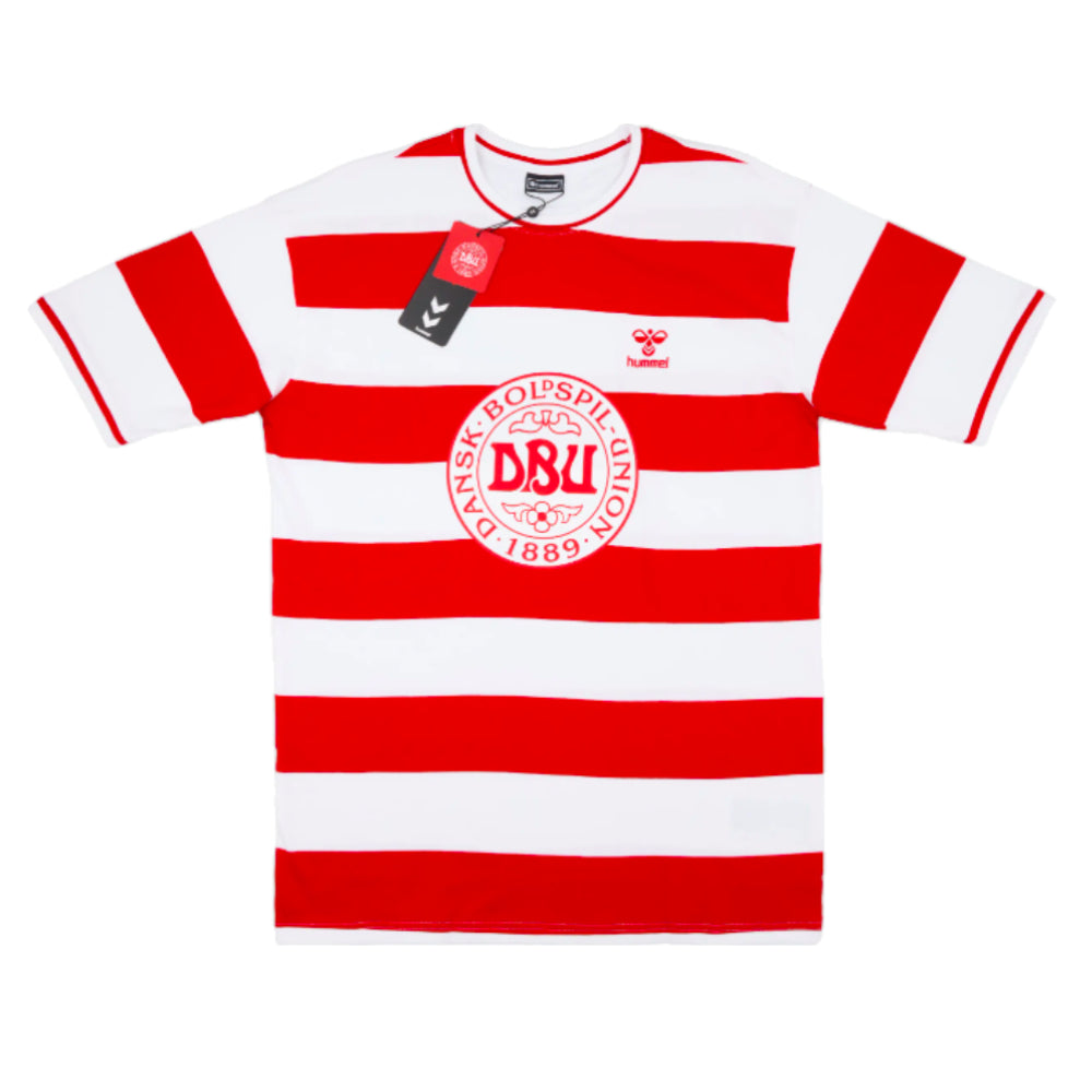 2024-2025 Denmark Fan Striped Tee (Red)_0