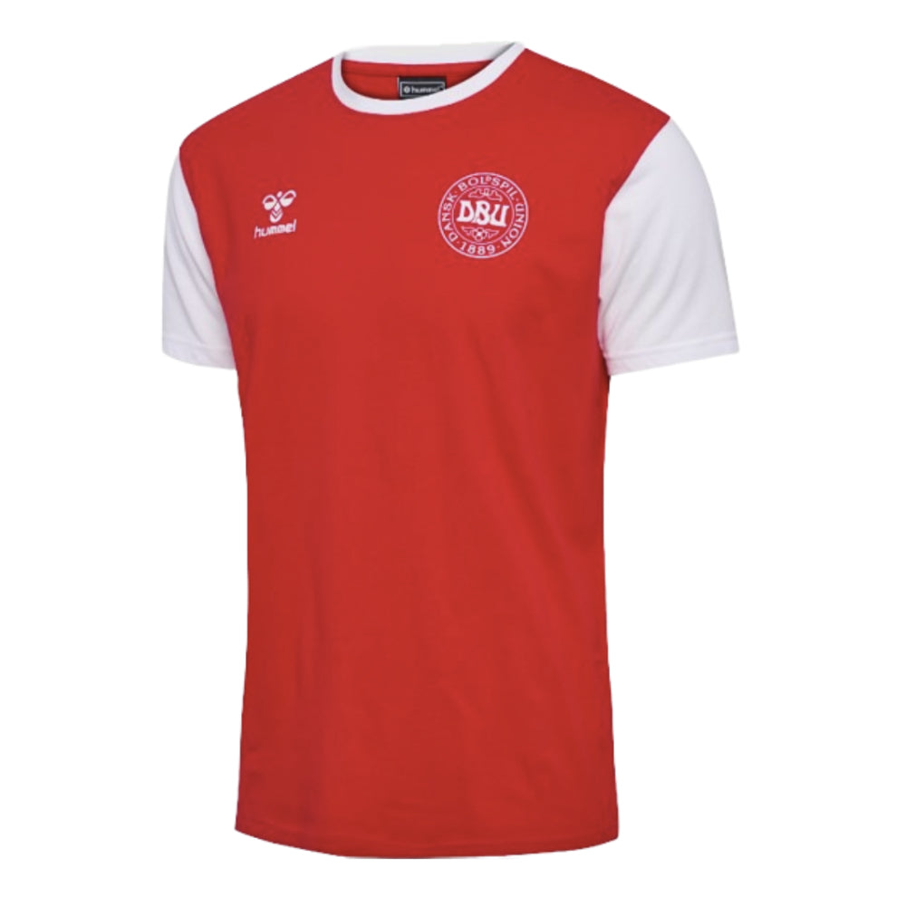 2024-2025 Denmark Fan 24 Block Tee (Red)_0