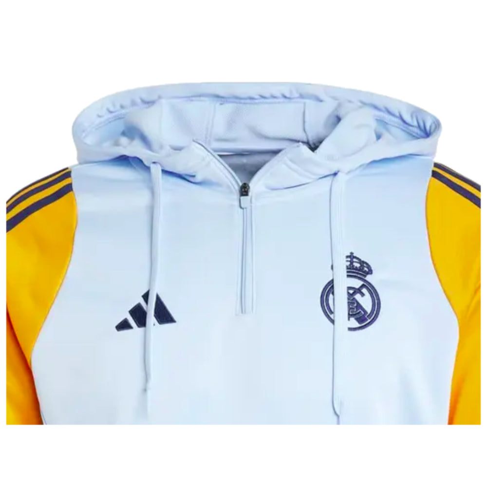 2024-2025 Real Madrid Track Hoody (Glow Blue)_1