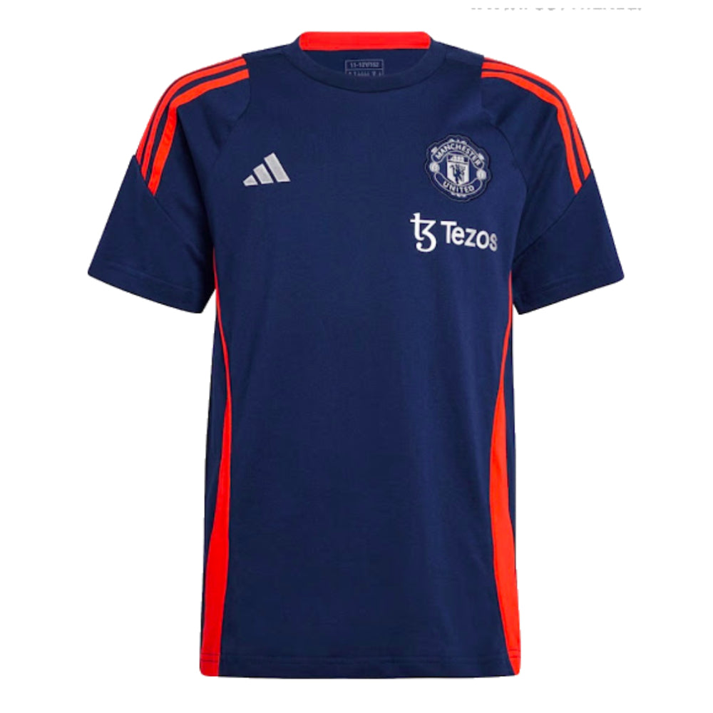2024-2025 Man Utd Training Tee (Night Indigo) - Kids_0
