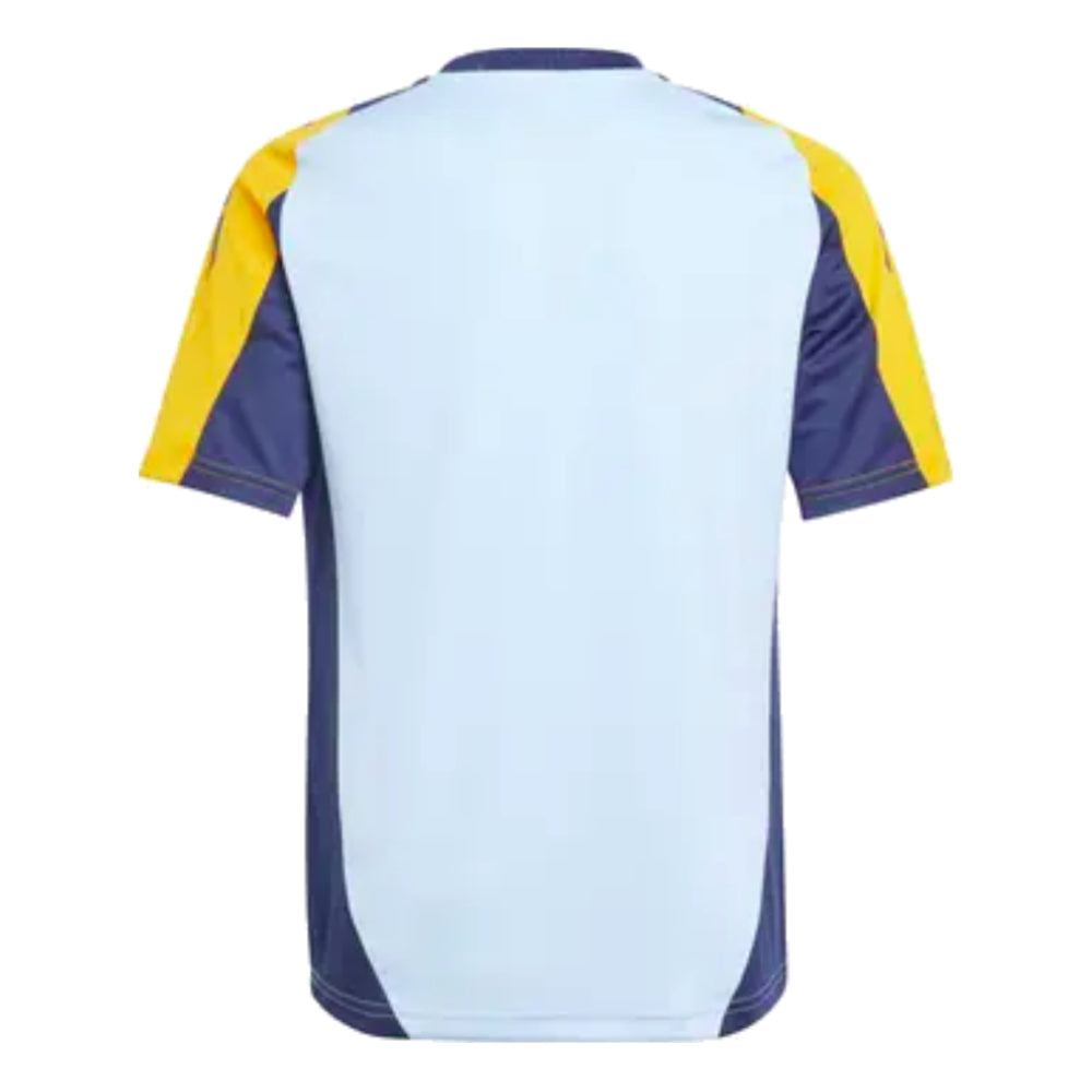 2024-2025 Real Madrid Training Shirt (Glow Blue) - Kids_1