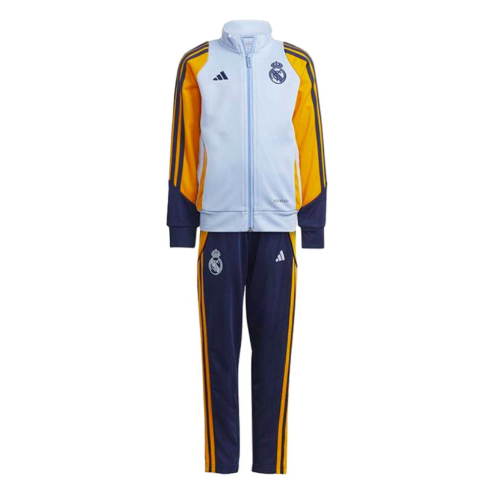 2024-2025 Real Madrid Tracksuit (Glow Blue) - Infants_0