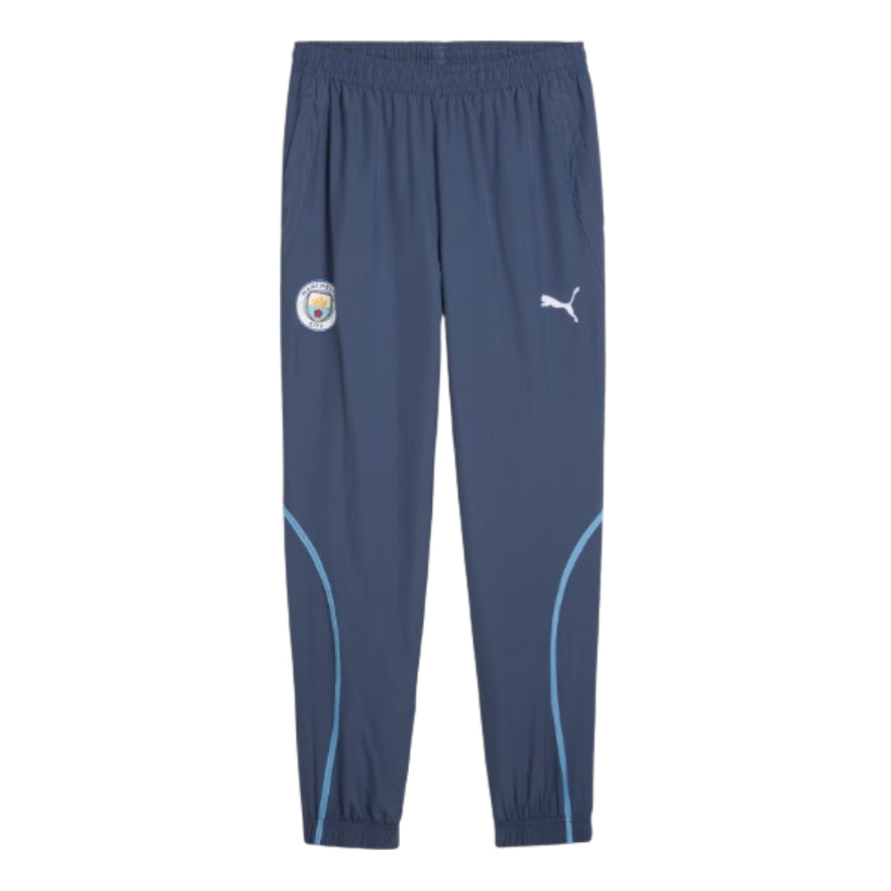 2024-2025 Man City Prematch Woven Pants (Navy)_0