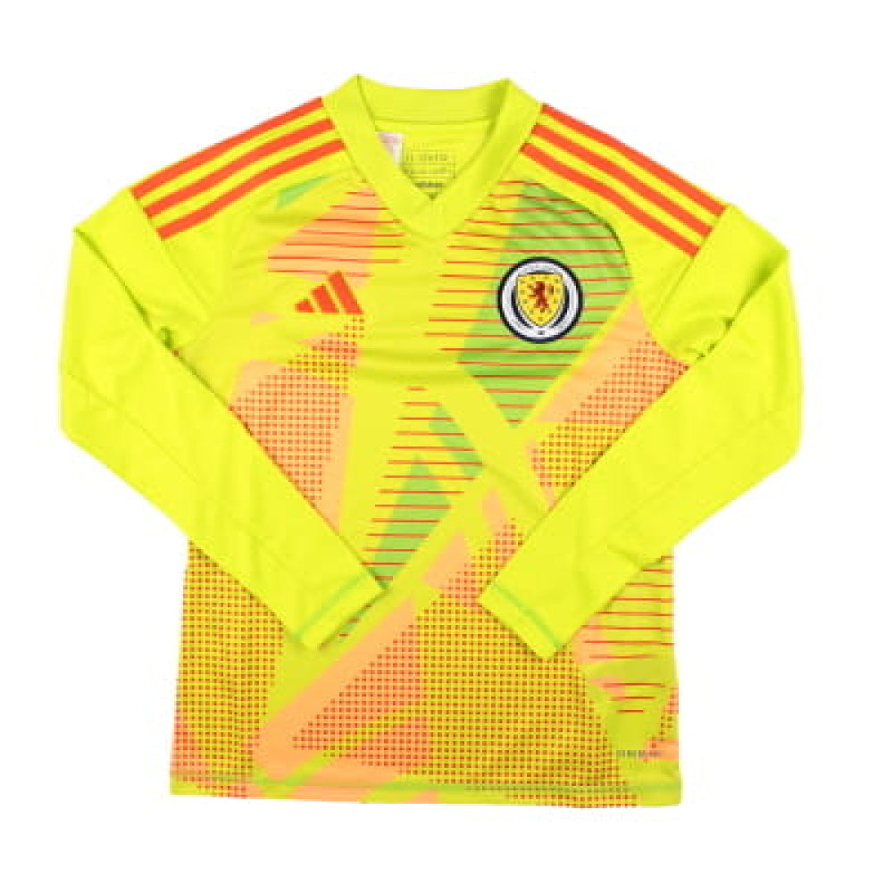 2024-2025 Scotland Home Goalkeeper Shirt (Yellow) - Kids_0