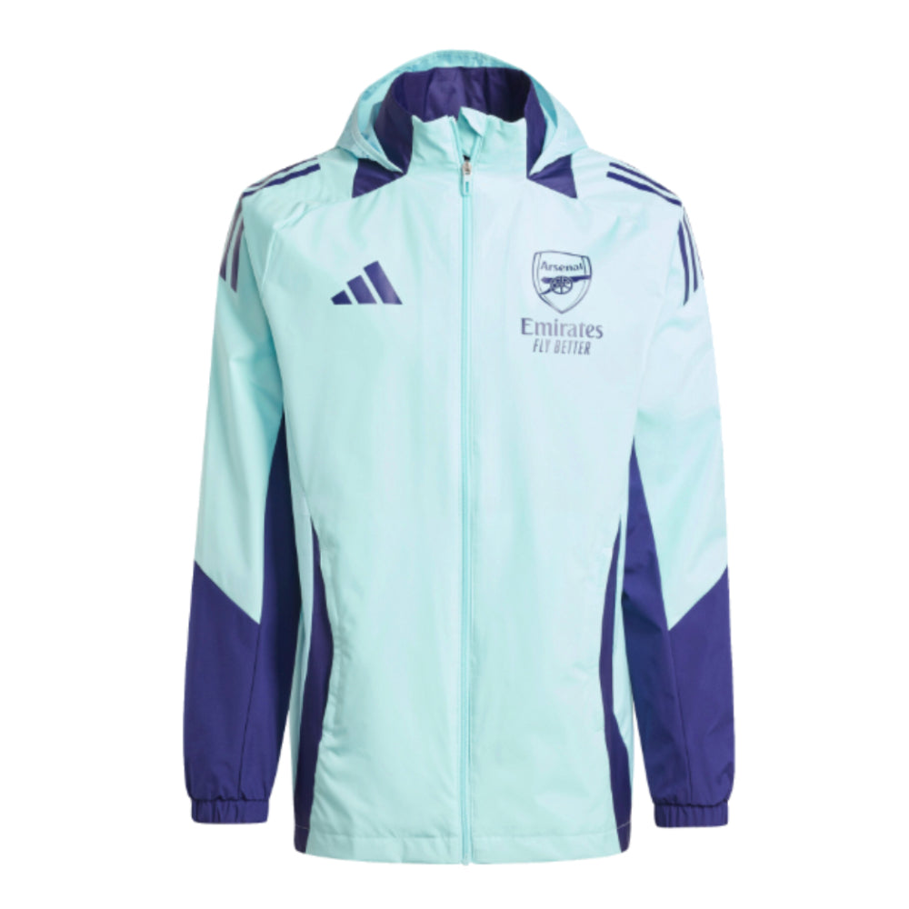2024-2025 Arsenal Allweather Jacket (Clear Aqua)_0