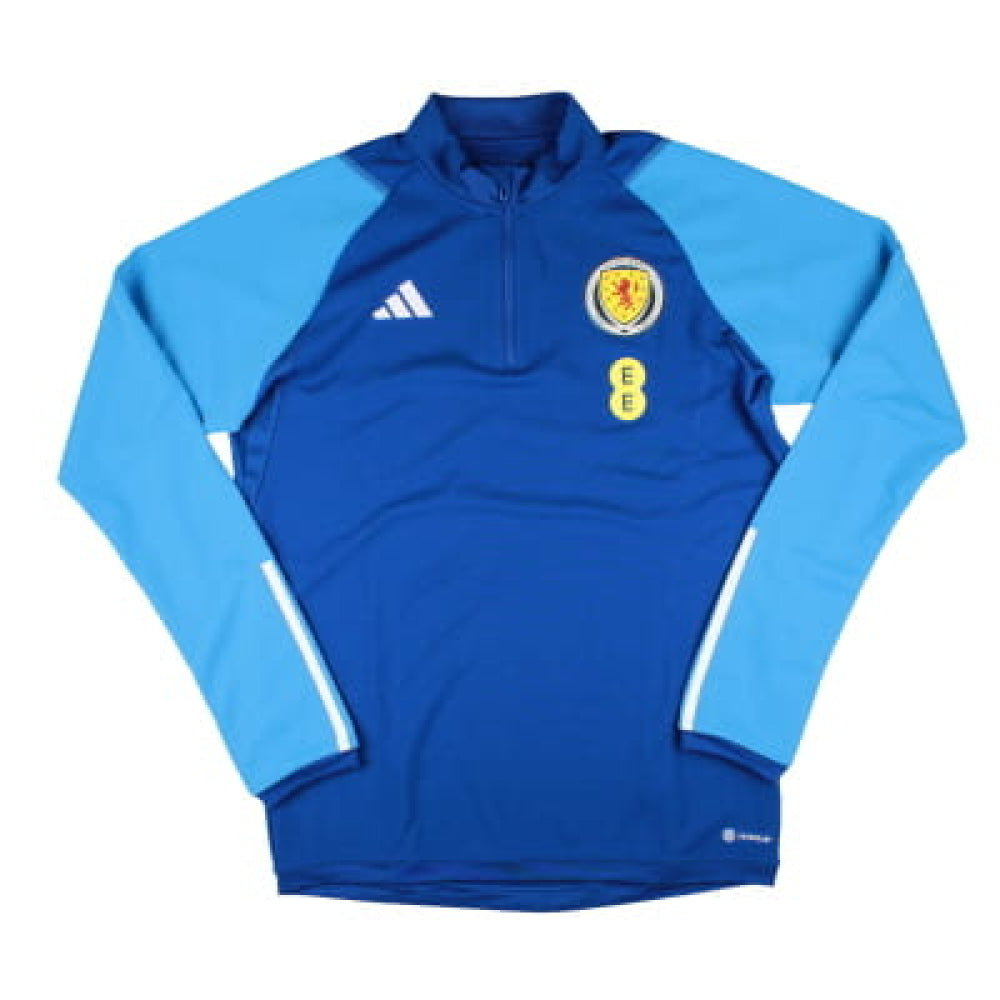 2023-2024 Scotland Player Issue 1/4 Zip Training Top (Navy)_0
