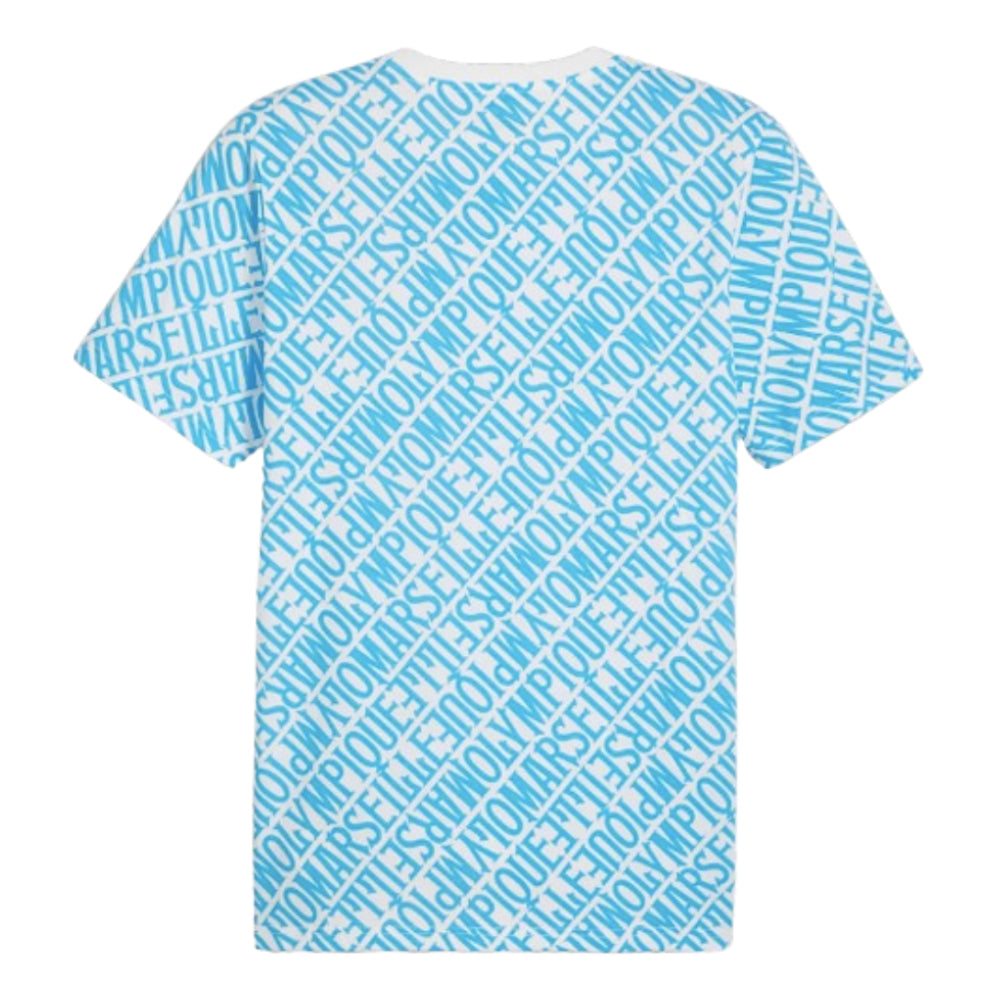 2024-2025 Marseille ftblCulture Tee AOP (Blue)_1