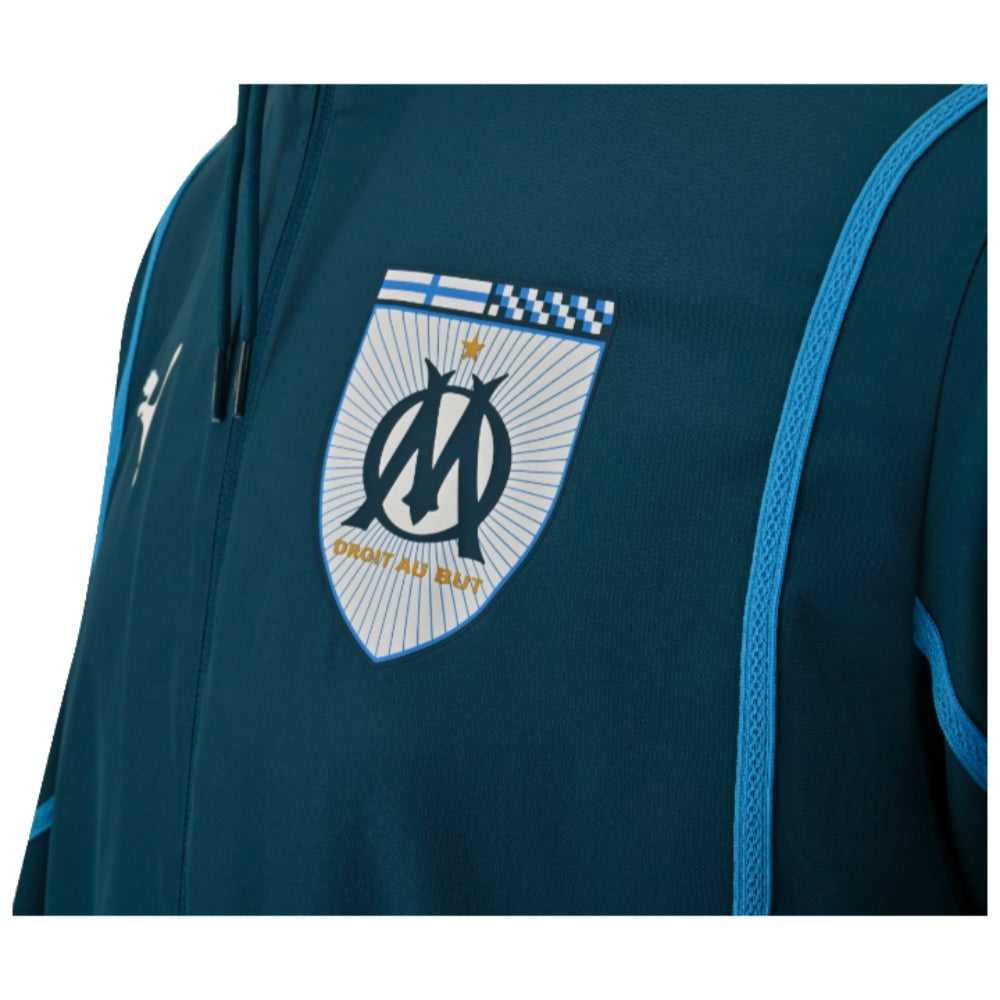 2024-2025 Marseille Prematch Woven Jacket (Blue)_1