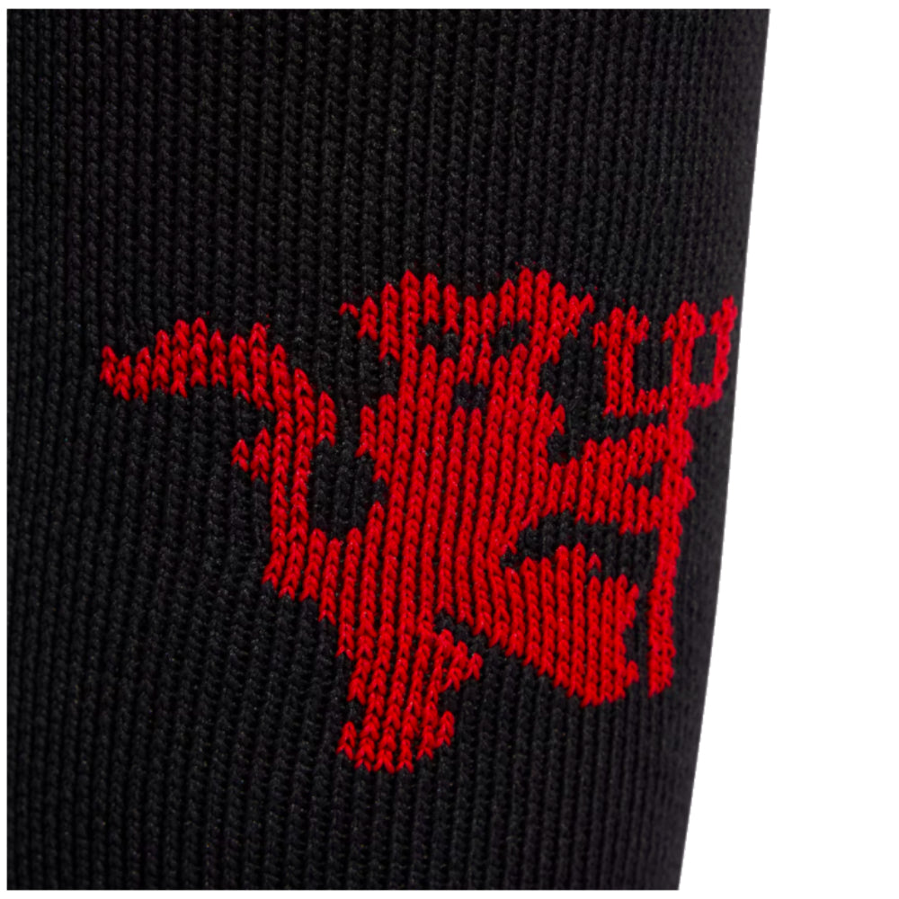 2024-2025 Man Utd Home Socks (Black)_1