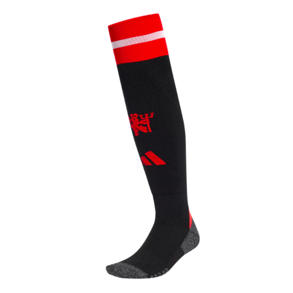2024-2025 Man Utd Home Socks (Black)_0