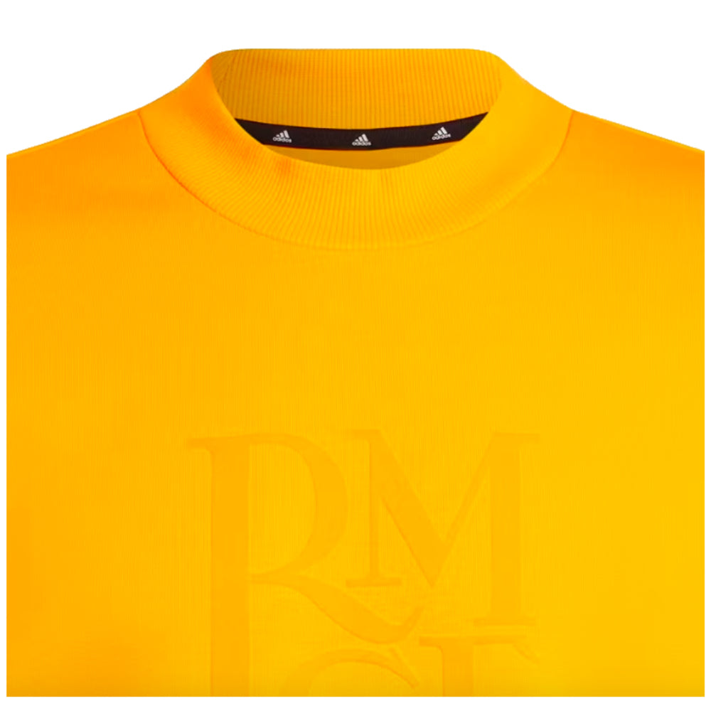 2024-2025 Real Madrid Seasonal Double Knit Crew (Orange)_1