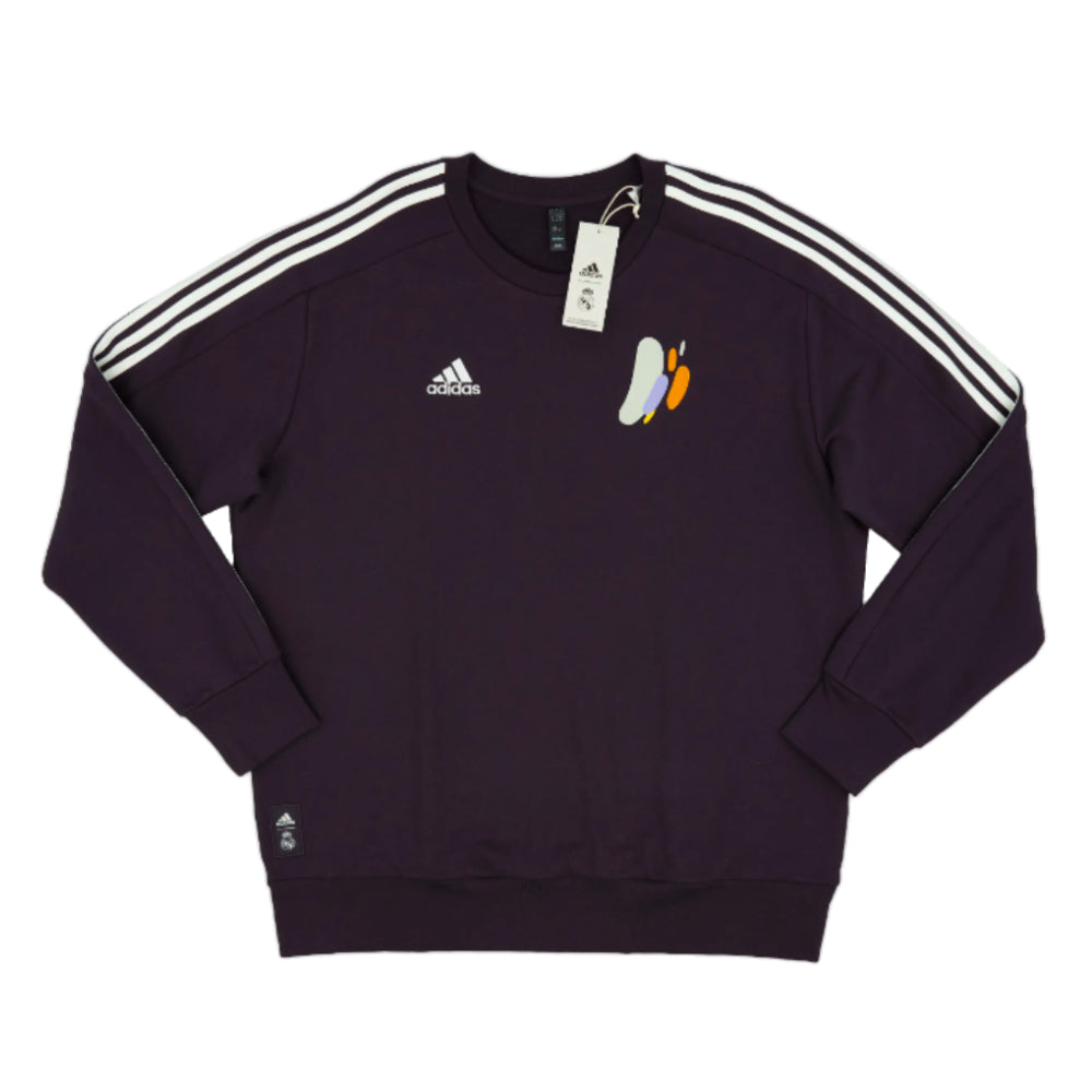 2024-2025 Real Madrid DNA Sweat Top (Aurora Black)_0