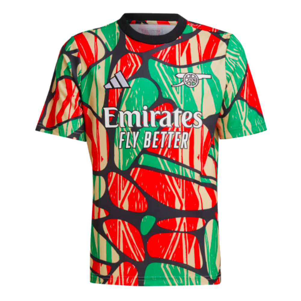 2024-2025 Arsenal Pre Match Shirt (Red) - Kids_0