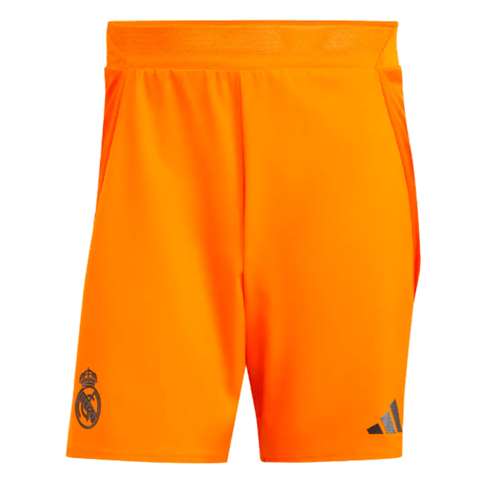 2024-2025 Real Madrid Authentic Away Shorts (Orange)_0