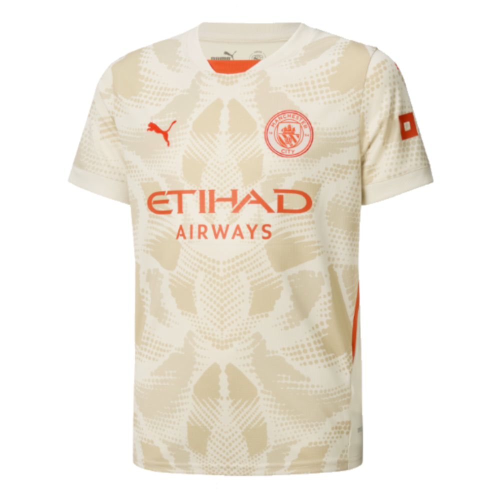2024-2025 Man City Away Goalkeeper Shirt (Alpine Snow) - Kids_0