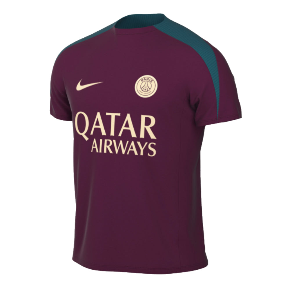 2024-2025 PSG Dri-FIT Strike Training Shirt (Bordeaux)_0