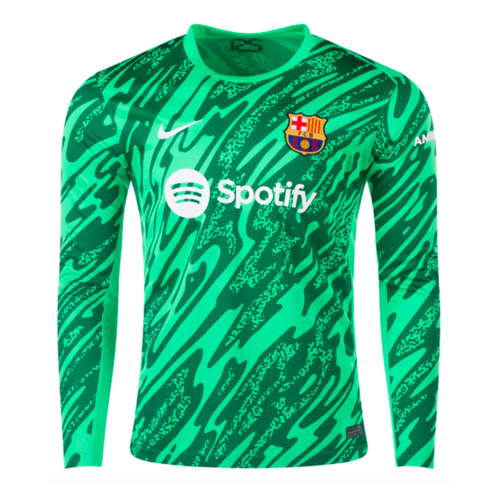 2024-2025 Barcelona Home Goalkeeper Shirt (Green)_0