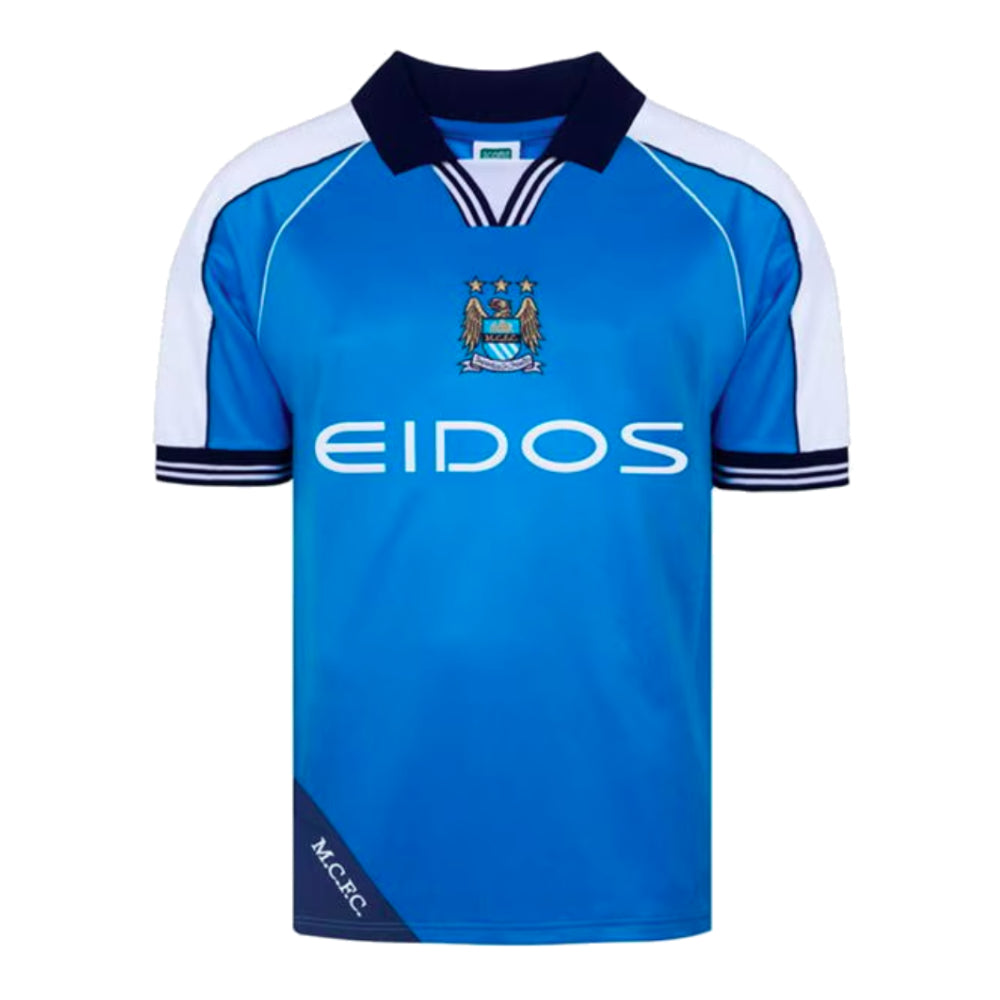 Manchester City 2000 Home Retro Shirt_0