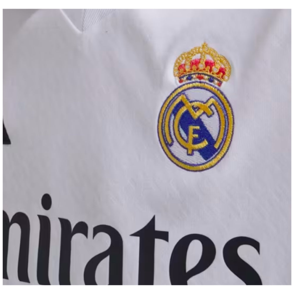 2024-2025 Real Madrid Long Sleeve Home Shirt (Kids)_2