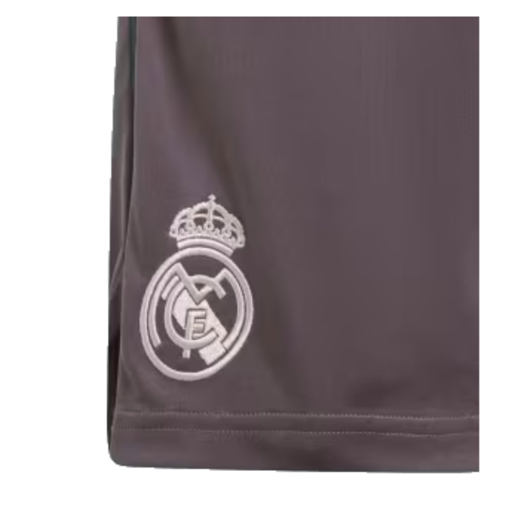 2024-2025 Real Madrid Third Shorts (Charcoal) - Kids_1