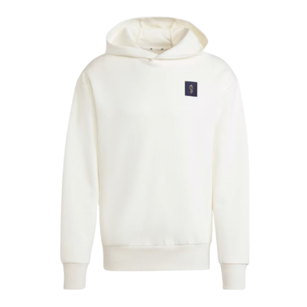 2024-2025 Juventus Seasonal Doubleknit Hoody (Off White)_0