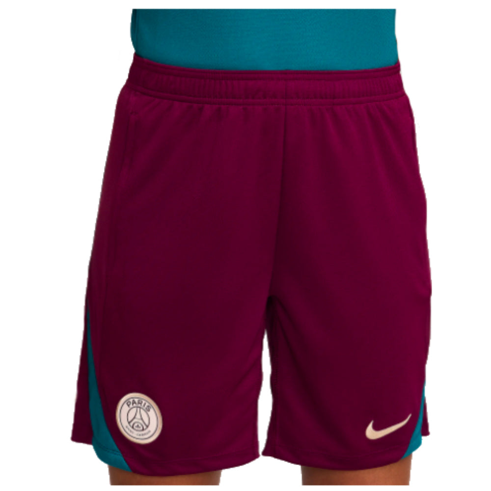 2024-2025 PSG Away Shorts (Burgundy)_0