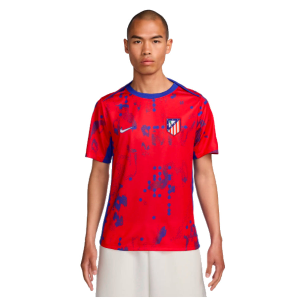 2024-2025 Atletico Madrid Dri-FIT Pre-Match Shirt (Red)_0