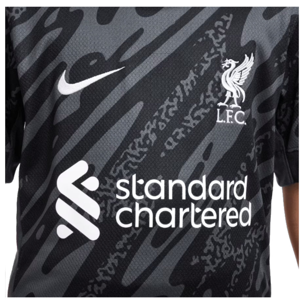 2024-2025 Liverpool Home Goalkeeper Shirt (Black) - Kids_1