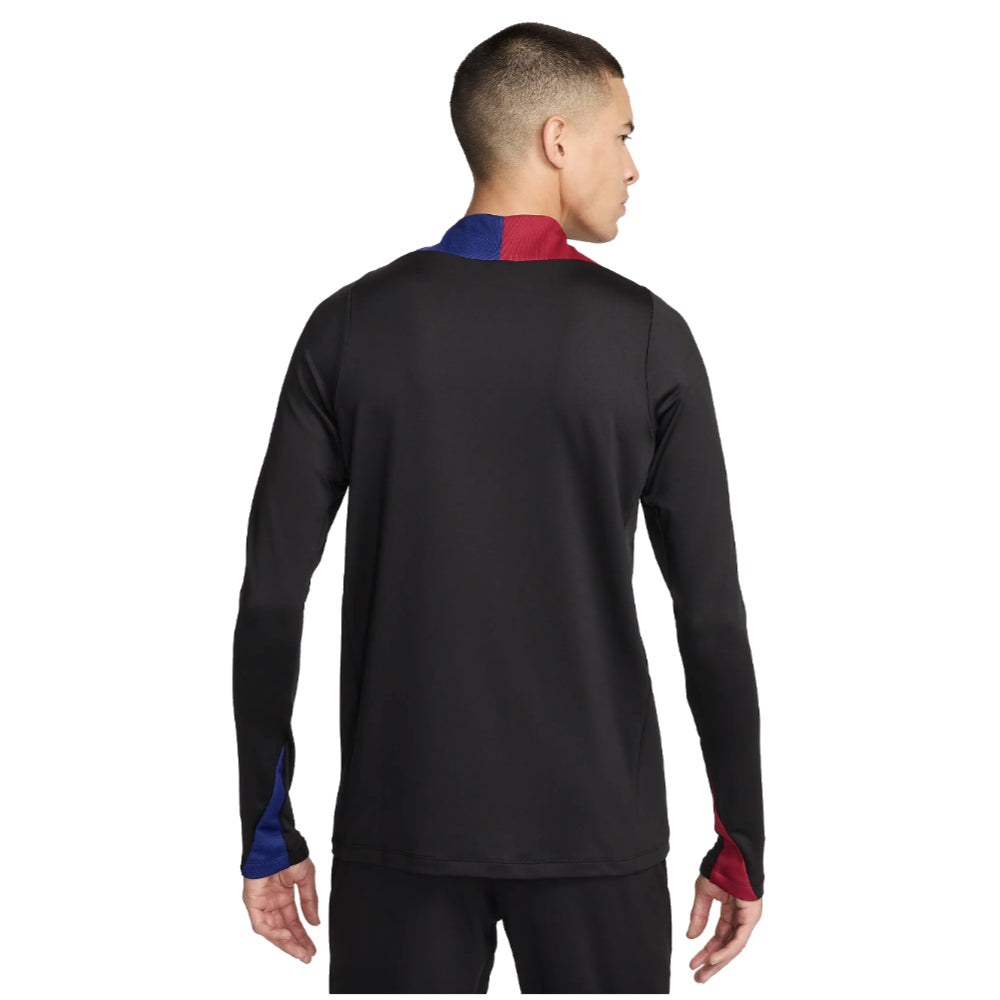 2024-2025 Barcelona Strike Dri-FIT Drill Top (Black)_1